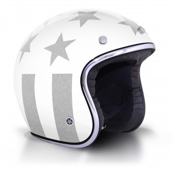 Casque Jet GPA Carbon Legend America Blanc