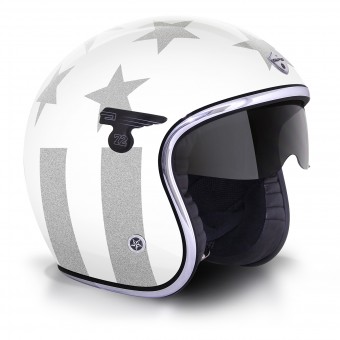Casque Jet GPA Carbon Solar America Blanc Casque Jet GPA Carbon Solar America Blanc