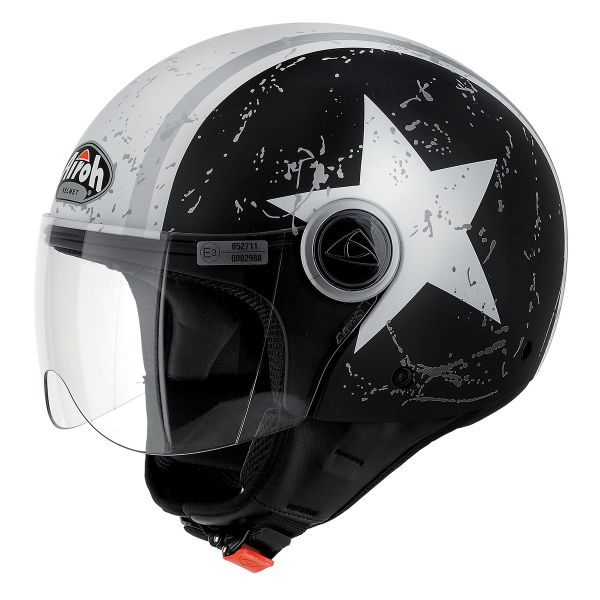 Casque Jet Airoh Compact Shield Noir Mat