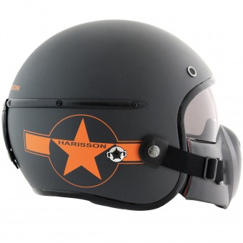 HARISSON Corsair Star Deco Gris Mat Orange