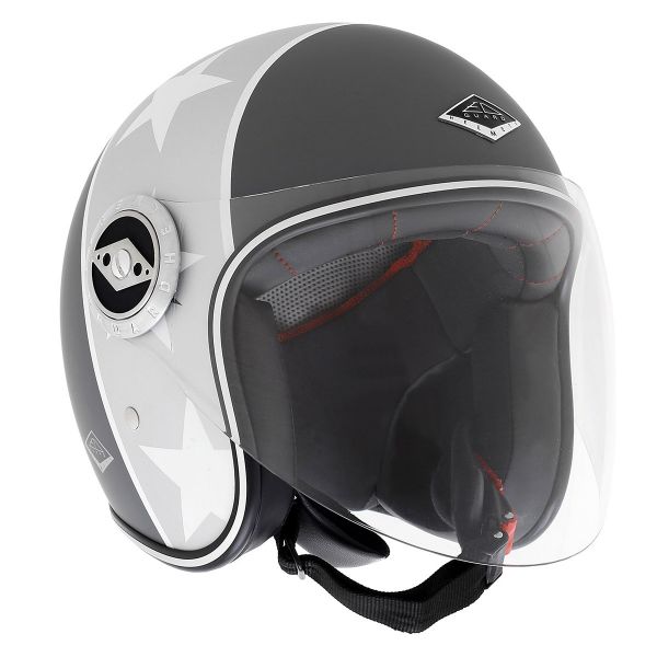 Casque Jet Edguard Dirt Ed Visor Black N'Roll Matt