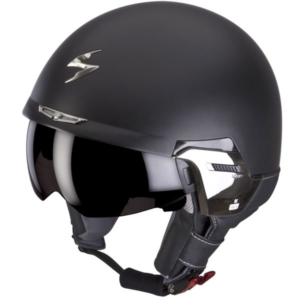Casque Jet Scorpion Exo 100 Padova Noir Mat Noir