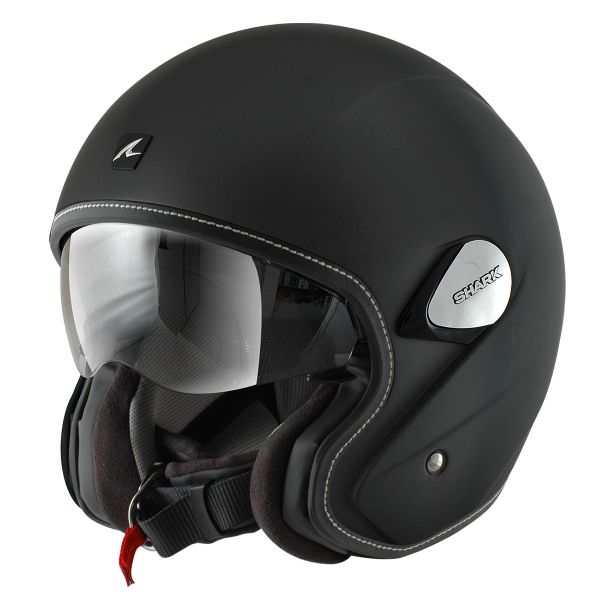 Casque Jet Shark Heritage Blank Mat KMA Casque Jet Shark Heritage Blank Mat KMA