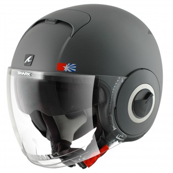 Casque Jet Shark Nano United Mat SAS