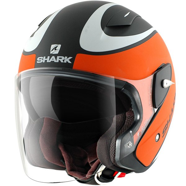 Casque Fashion Shark RSJ-ST Fast Line Mat KOW