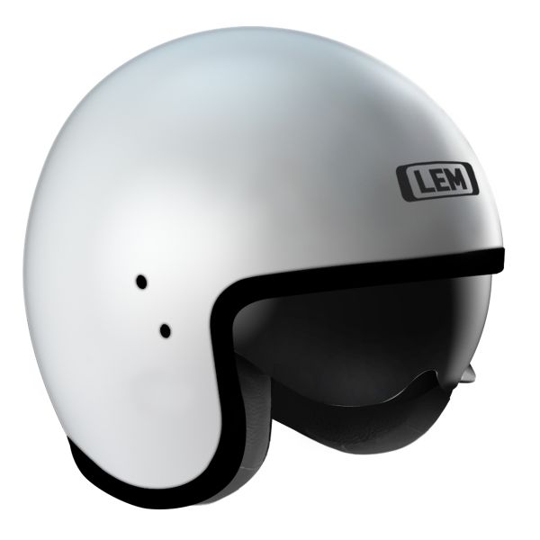 Casque Jet LEM Sport White