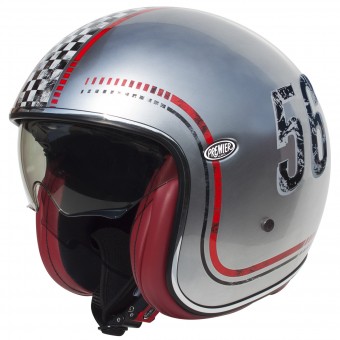 Casque Jet Premier Vintage FL Chromed Casque Jet Premier Vintage FL Chromed