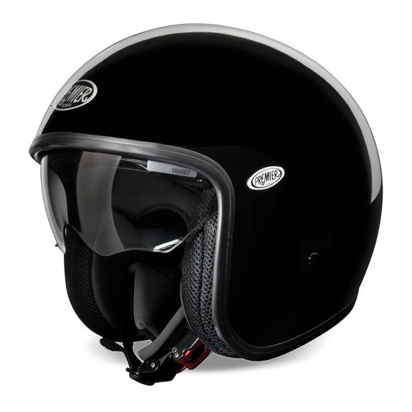 Casque Jet Premier Vintage Noir U9