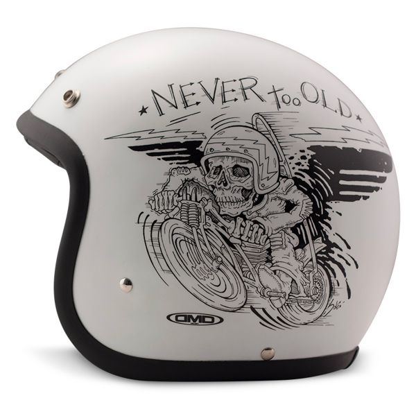 Casque Jet Dmd Vintage Oldie