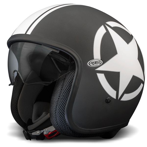 Casque jet vintage deals avec lunette