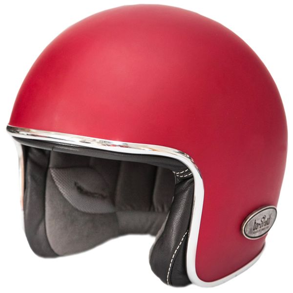 Casque Jet Baruffaldi Zar Vintage 2.0 Red Black