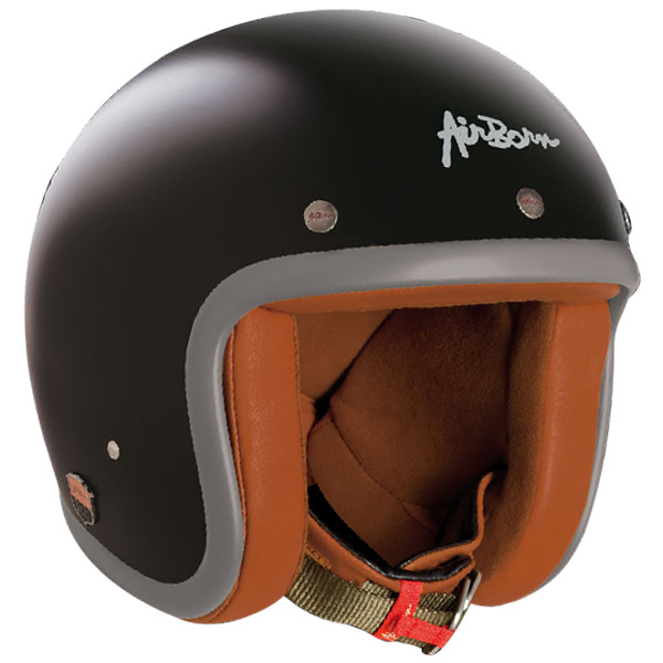 Casque Fashion Airborn AB 10 Noir - Gris - Marron