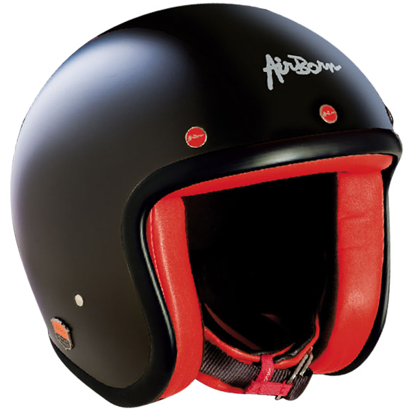 Casque Fashion Airborn AB 11 Noir - Rouge
