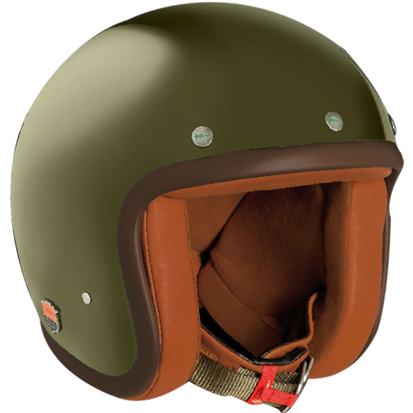 Casque Jet Airborn AB 12 Kaki Mat