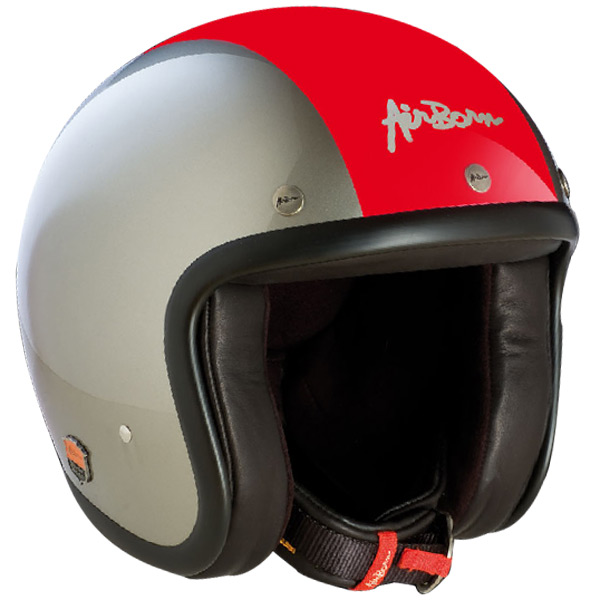 Casque Fashion Airborn AB 7 Silver - Rouge