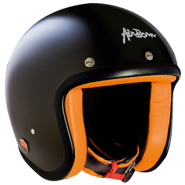 Casque Jet Airborn AB 8 Noir Mat