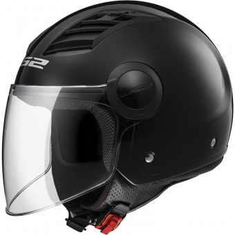 Casque Jet LS2 Airflow Black Long OF562 Casque Jet LS2 Airflow Black Long OF562