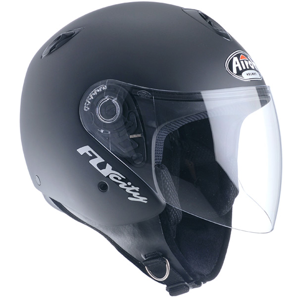Casque Jet Airoh Fly City Noir mat FYNO
