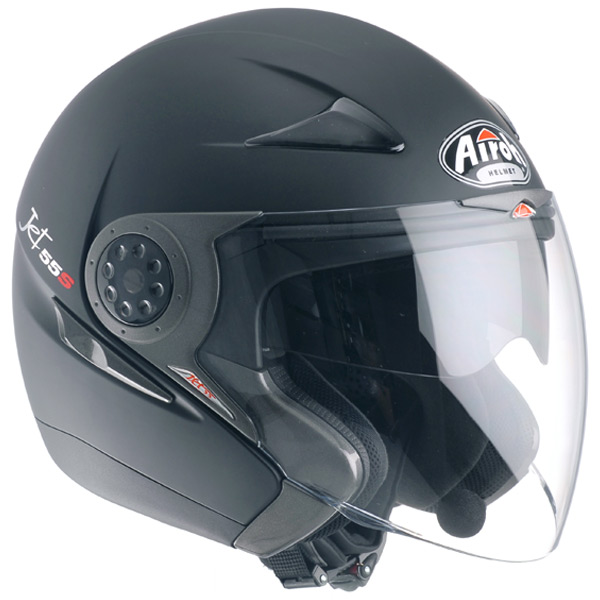 Casque Jet Airoh JET 55S Noir Mat JTSNO