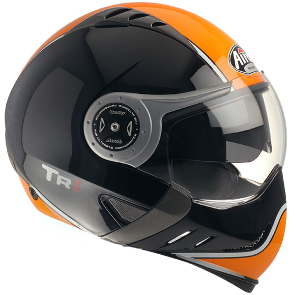 Casque Modulable Airoh TR1 noir orange TR8ON