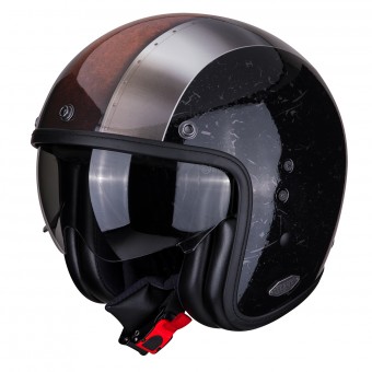 Casque Jet Scorpion Belfast Byway Noir Argent Casque Jet Scorpion Belfast Byway Noir Argent