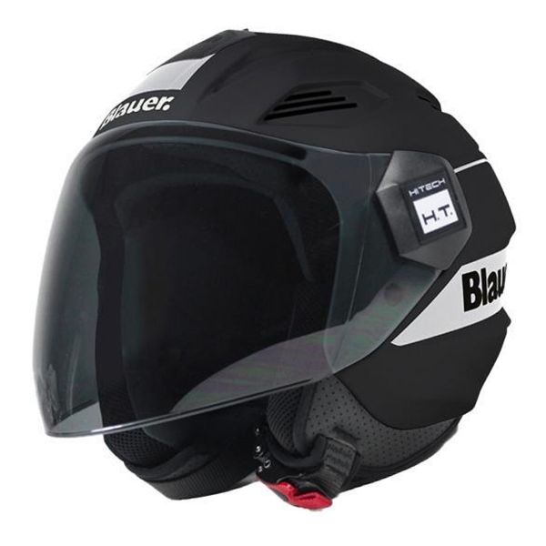 Casque Jet Blauer Brat Black White Matt