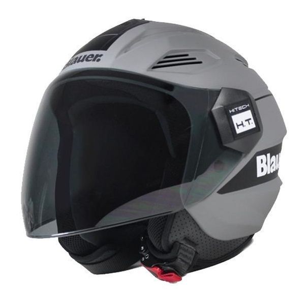 Casque Jet Blauer Brat Grey Matt Black