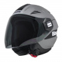Casque Jet Blauer Brat Grey Matt Black
