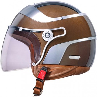 Casque Jet Caberg Uno Jet Chocolat M�tal