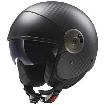 Casque Jet LS2 Cabrio Carbon OF597 Casque Jet LS2 Cabrio Carbon OF597