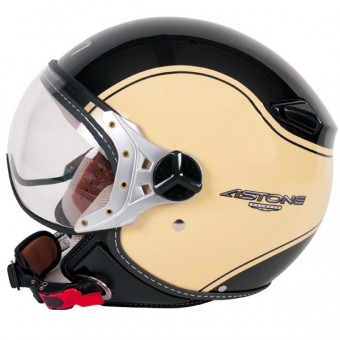 Casque Jet Astone KSR Capone Noir Casque Jet Astone KSR Capone Noir