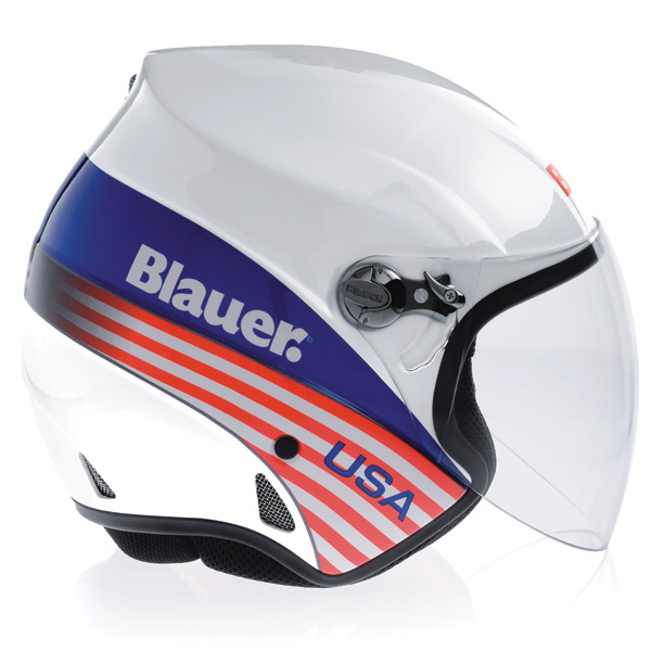 Casque Jet Blauer Boston White USA