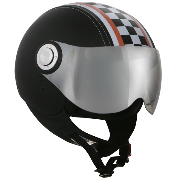 Casque Jet GPA Checker Noir