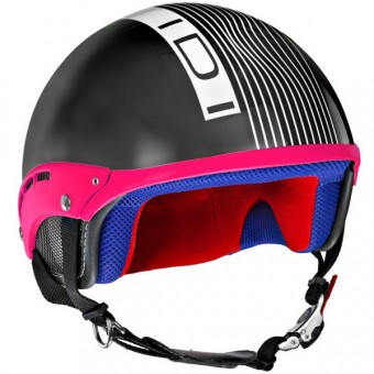 Casque Jet IDI Mini Stripes Noir Mat Casque Jet IDI Mini Stripes Noir Mat