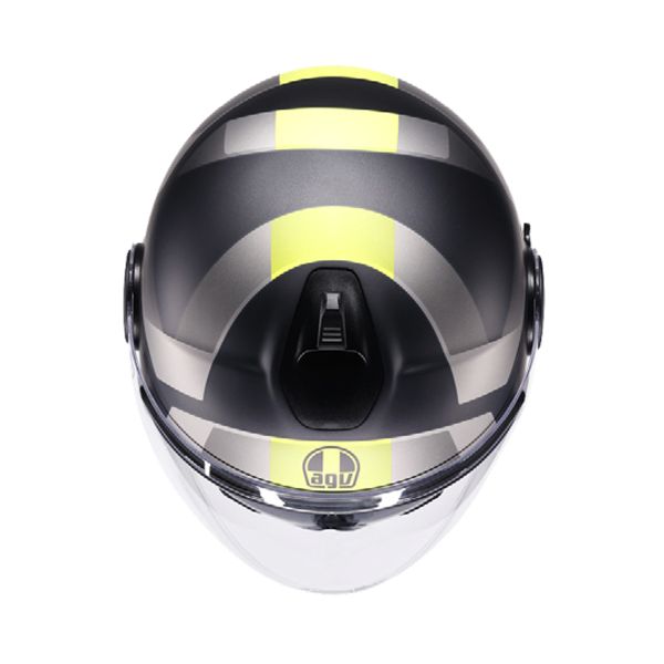 AGV Eteres Camogli Matt Black Grey Yellow