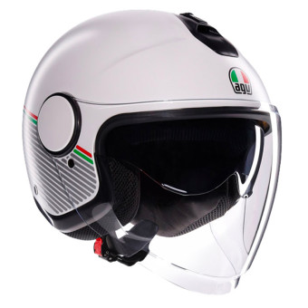 Casque Jet AGV Eteres Capoliveri Matt White Italy Casque Jet AGV Eteres Capoliveri Matt White Italy