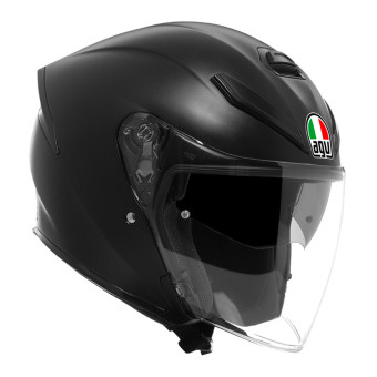 Casque Jet AGV K5 Jet Evo Matt Black Casque Jet AGV K5 Jet Evo Matt Black