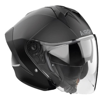 Casque Jet Airoh H 21 Color Black Matt Casque Jet Airoh H 21 Color Black Matt
