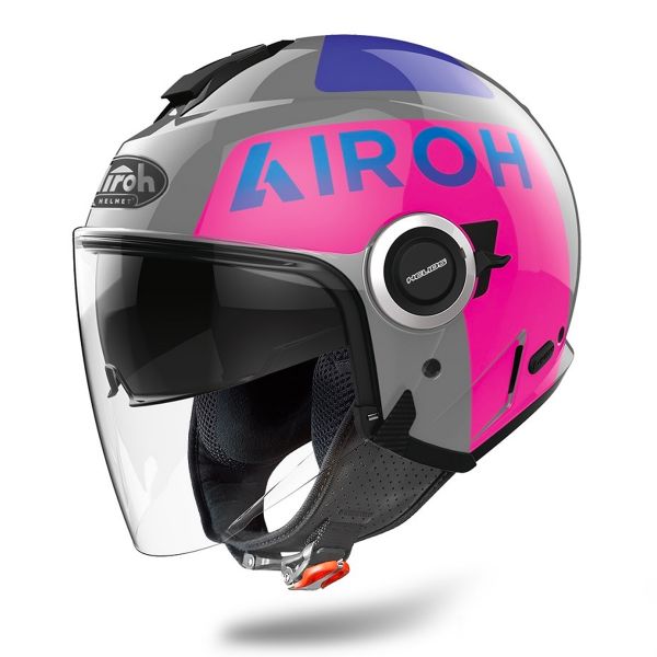 Casque Airoh Helios Couleur Béton Gris Mat MS
