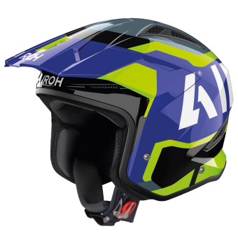 Casque Jet Airoh TRR II Jupiter Blue Yellow