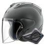 Casque Jet Arai SZ-R Vas Evo Gun Metallic + Kit Bluetooth BT Mini