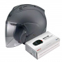 Casque Jet Arai SZ-R Vas Matt Green + Kit Bluetooth Sena SMH5
