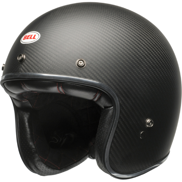 Casque Jet Bell Custom 500 Carbon Mat Black