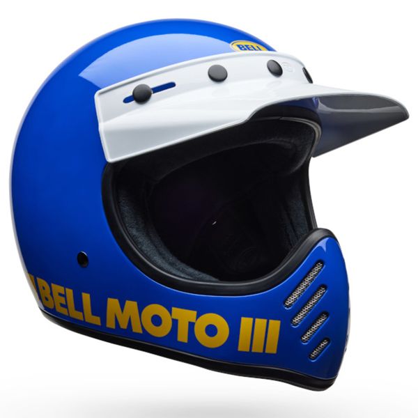 Casque Jet Bell Moto-3 Classic Gloss Blue