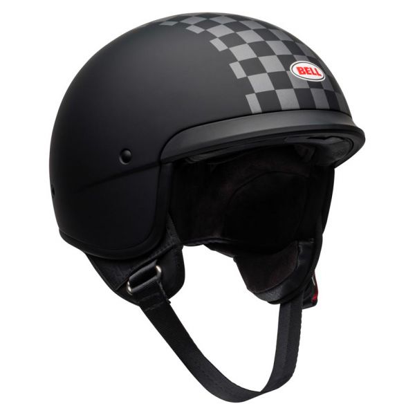 Casque Jet Bell Scout Air Check Matt Black White Casque Jet Bell Scout Air Check Matt Black White