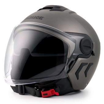 Casque Jet Blauer DJ01 Mono Titanium Matt