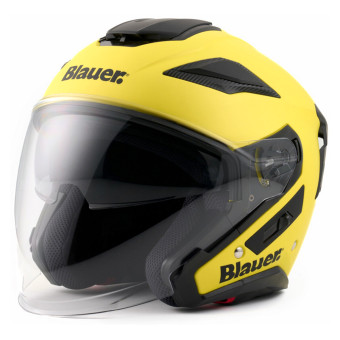 Casque Jet Blauer JJ01 Mono Yellow Matt