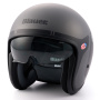 Casque Jet Blauer Pilot 06 Go Titanium Black Matt