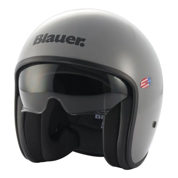Casque Jet Blauer Pilot 1.1 Glossy Grey