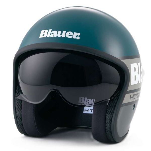Casque Jet Blauer Pilot 4.0 Glossy Blue